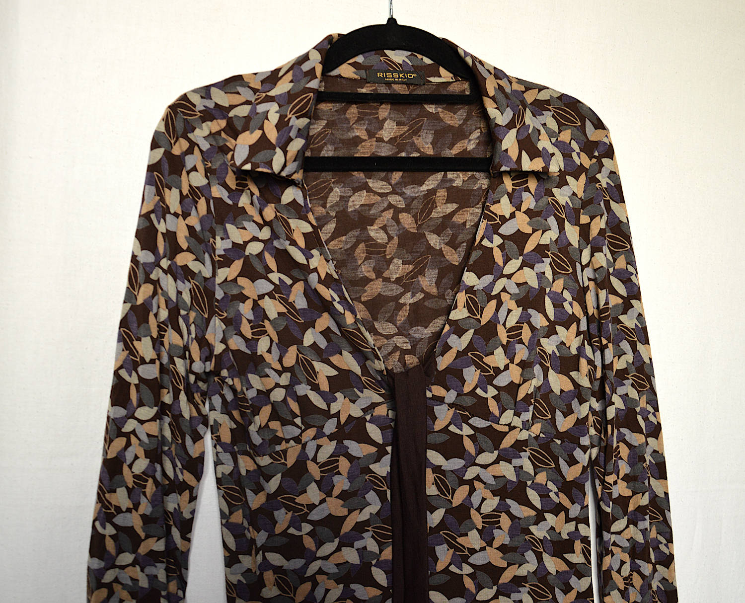 autumn colors dress - detail