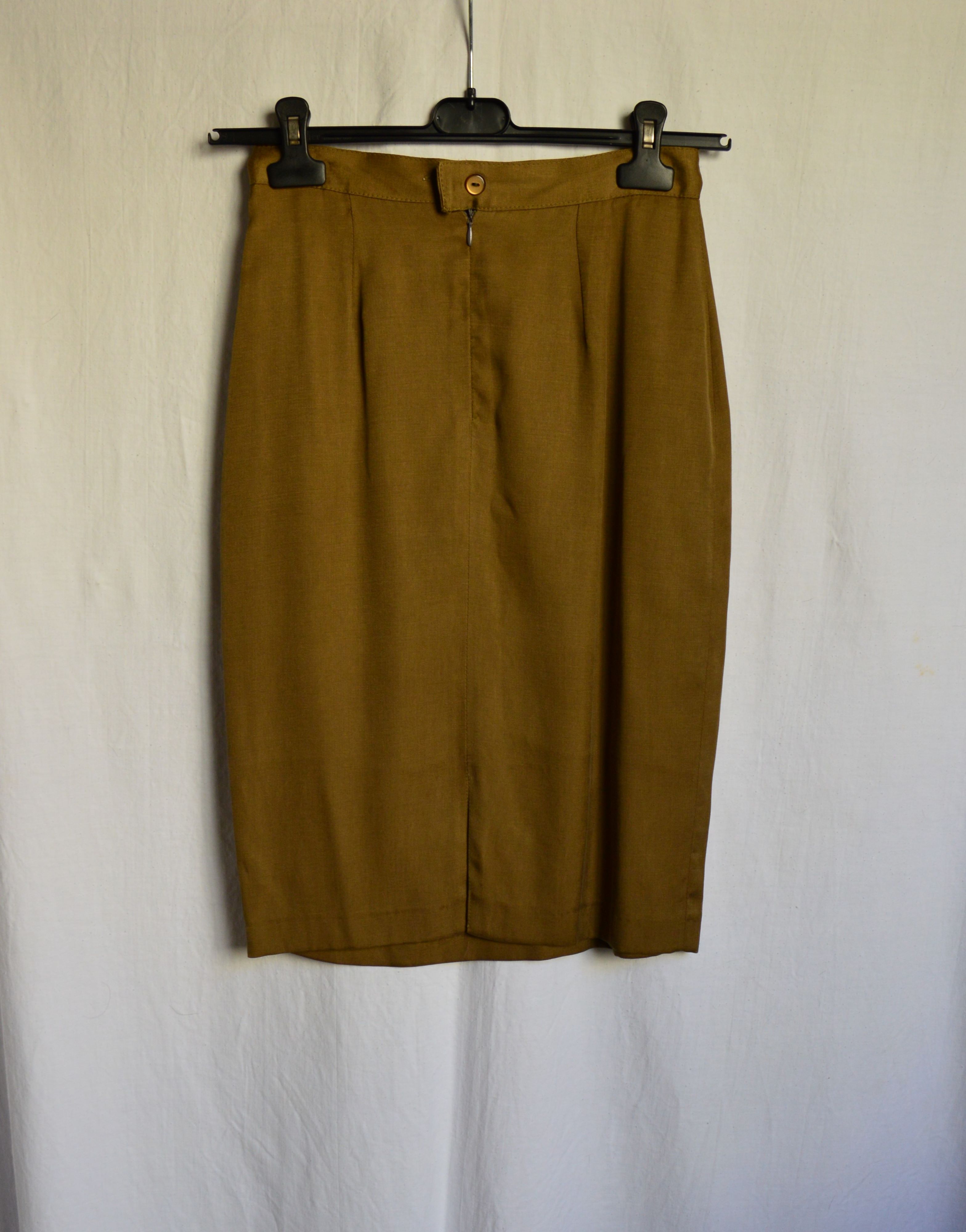 brownisholive-mustardy green pencilskirt_2