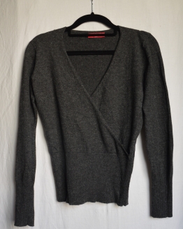 grey wrap-over - 1