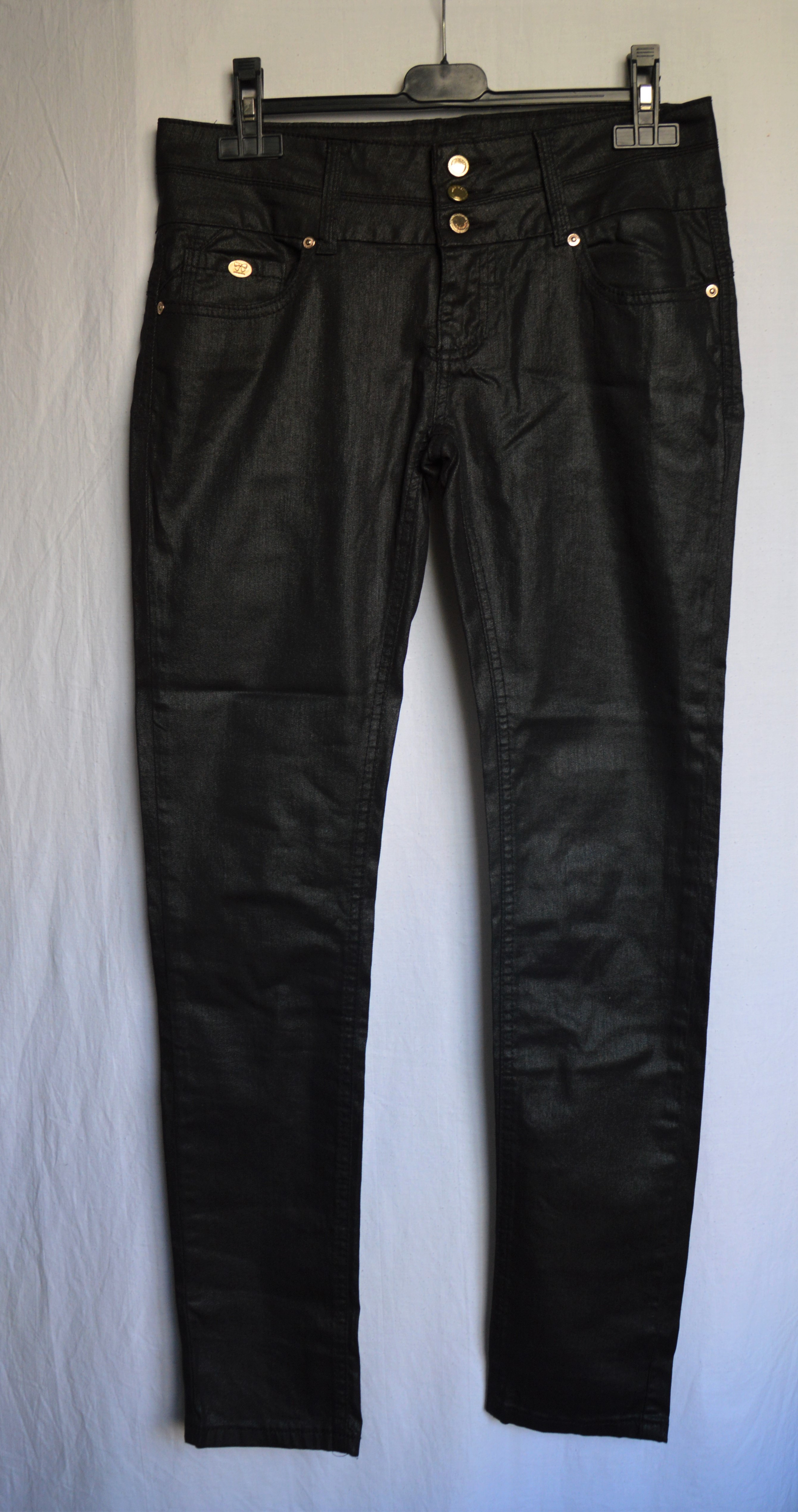 leatherlook trousers - 1
