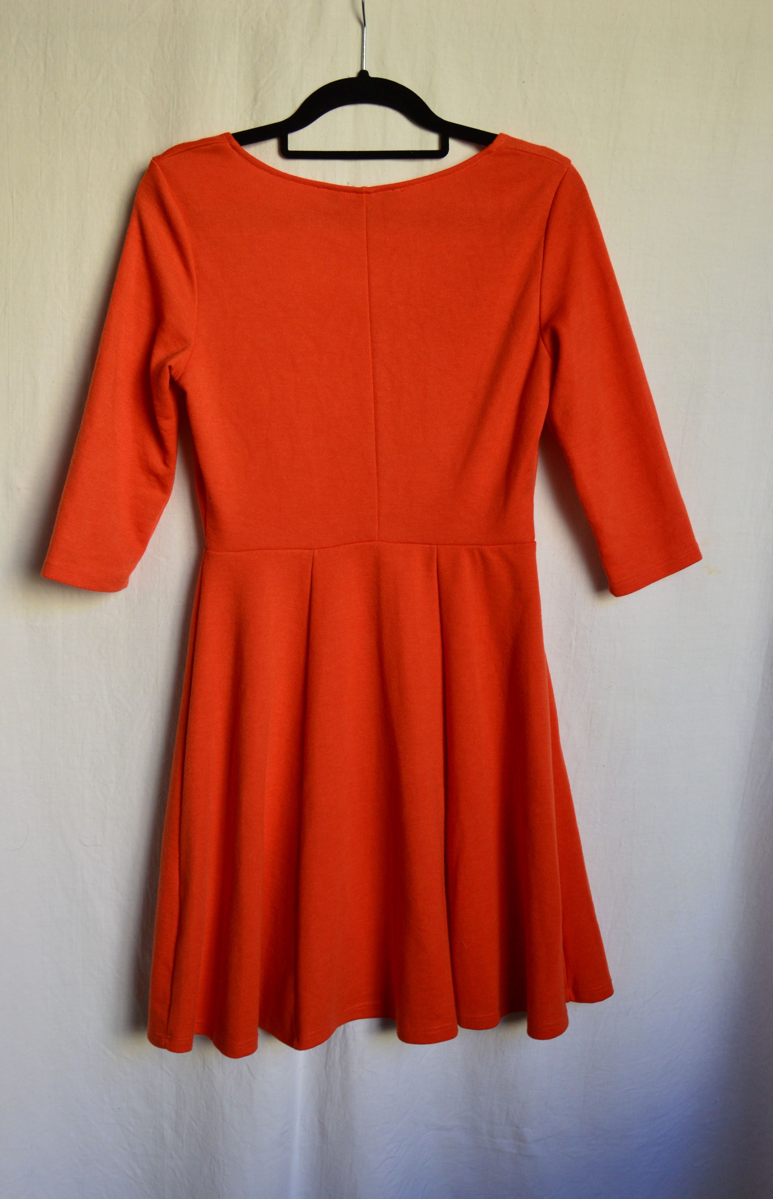 orange skater dress_2