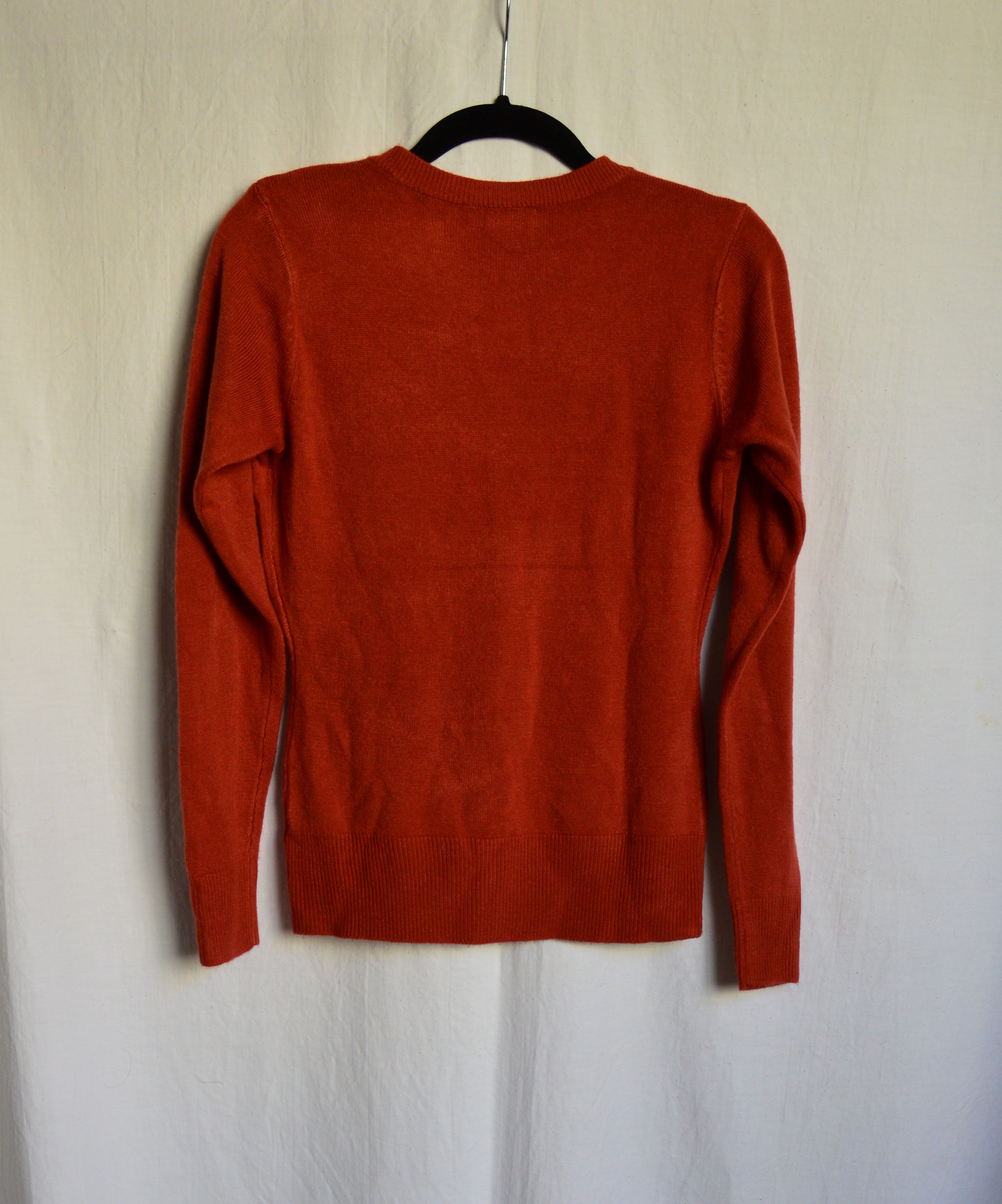 rust v neck_2
