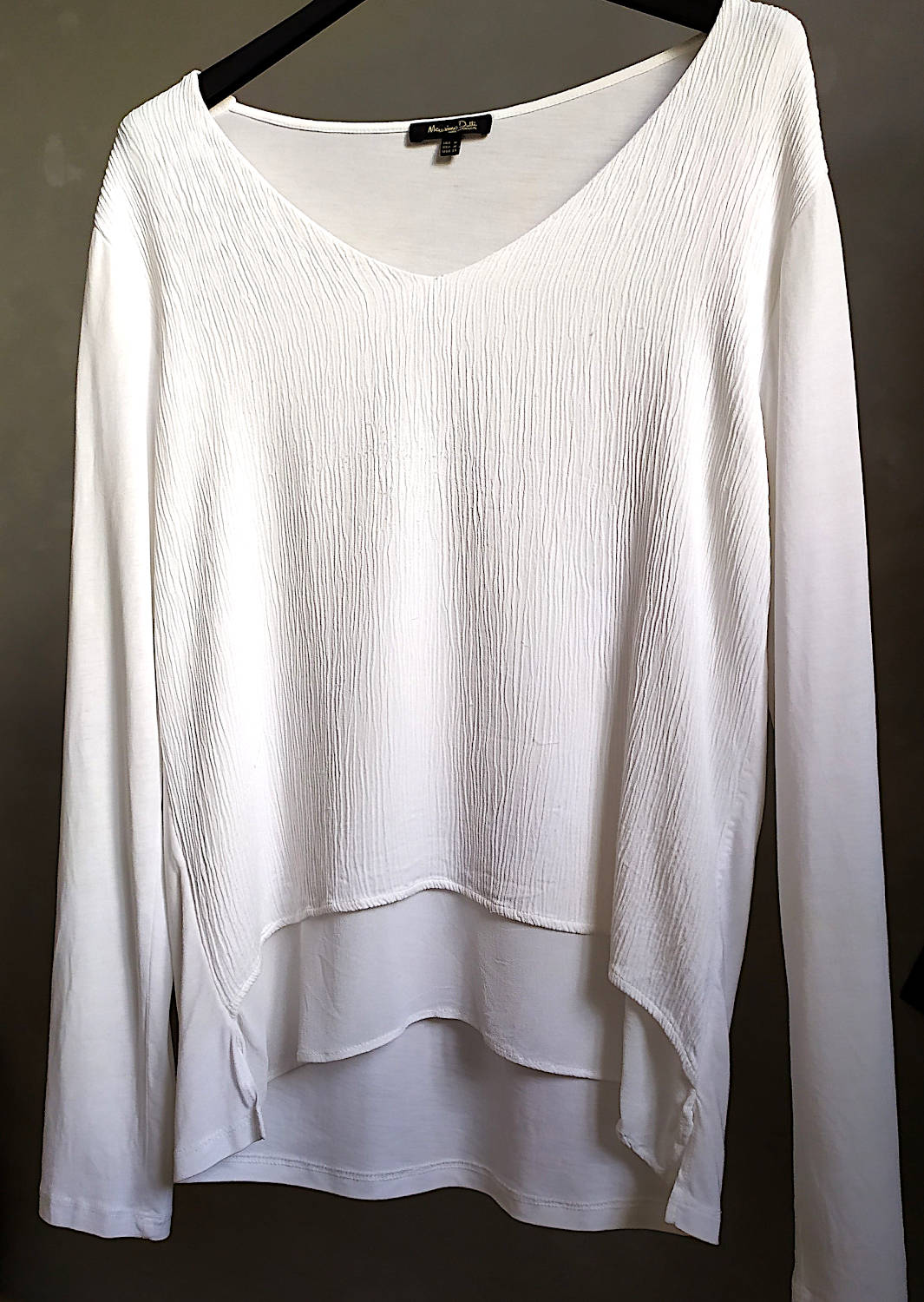 Massimo Dutti white top - 1a.JPG