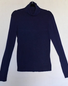 Navy Blue Poloneck - 1