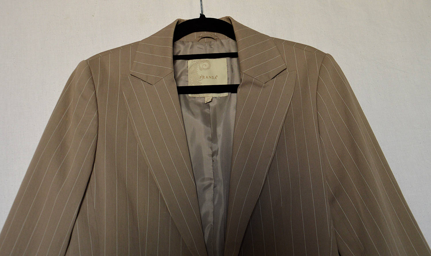 franca beige brazer - detail