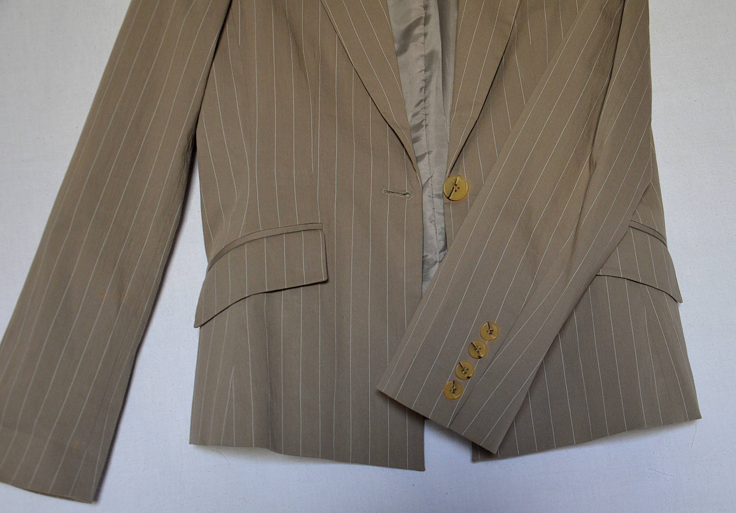 franca beige brazer - detail2